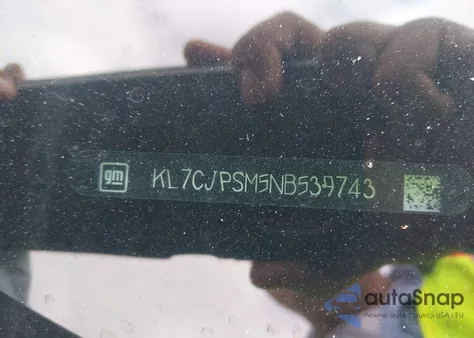 2022 Chevrolet Trax Awd Lt z USA, uszkodzony, nr VIN KL7CJPSM5NB539743